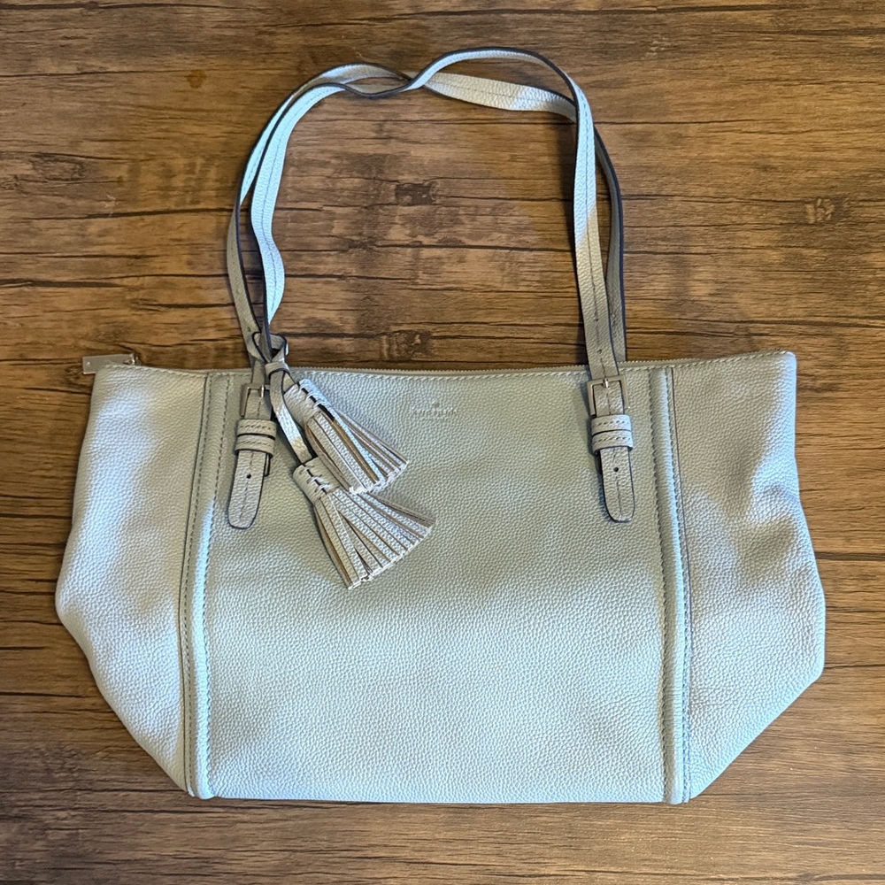 Kate Spade Orchard Street Maya Light Blue Tote Bag